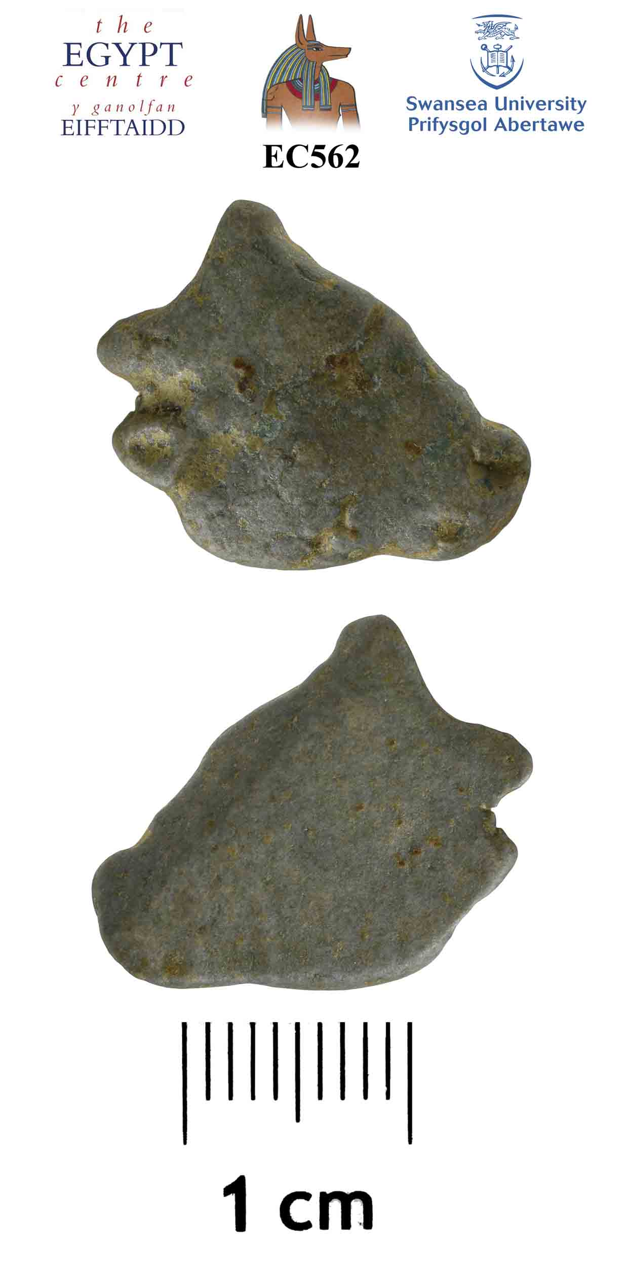 Image for: Faience amulet of a bull's head